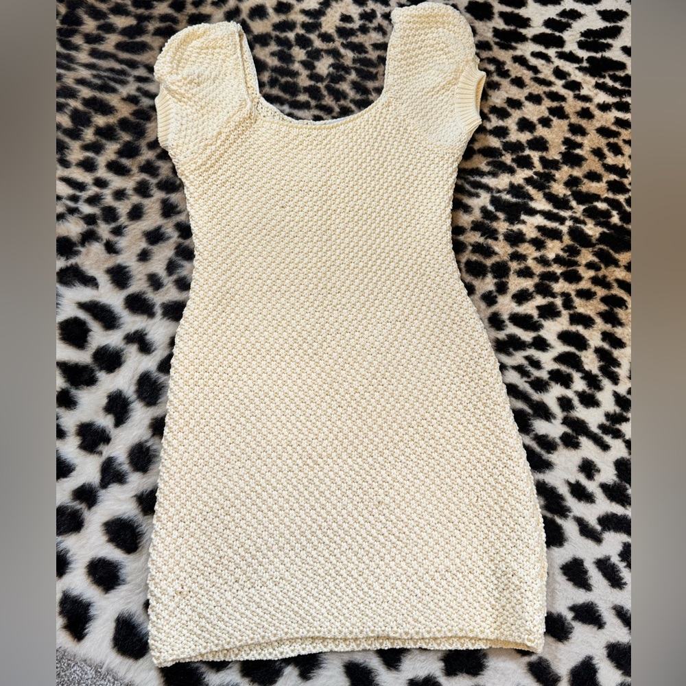 Zara Textured Mini Dress Size L